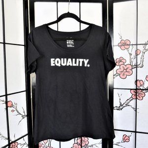 Nike The Nike Tee Black Equality T-Shirt Size Large